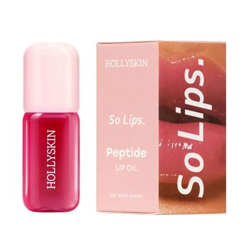 Зволожувальна олія для губ Hollyskin So Lips. Peptide Lip Oil 007. Rosy Gleam