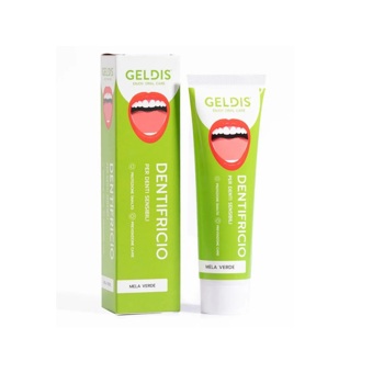 Зубна паста для чутливих зубів Зелене Яблуко Geldis 100 мл