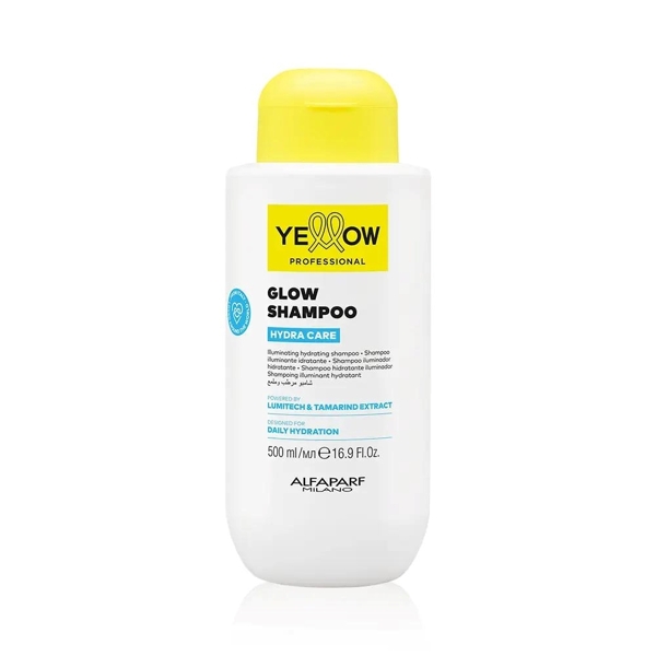 Шампунь для зволоження і блиску волосся Yellow Glow Shampoo Hydra Care 500 мл