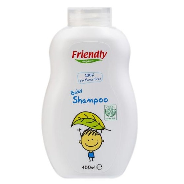Органічний дитячий шампунь-гель для купання, без запаху Friendly Organic 400 мл