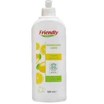 Органічний засіб для миття посуду Friendly Organic Лимонний сік 500 мл