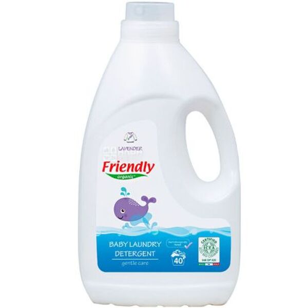Гель для прання дитячої білизни Friendly Organic Лаванда, 2л