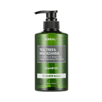 Шампунь балансуючий "Білий Мускус" Kundal Tea Tree and Macadamia Deep Cleansing Shampoo White Musk 500 мл