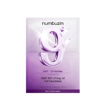 Ліфтинг маска для еластичності шкіри Numbuzin No.9 NAD Bio Lifting Full Cover Facial Mask 28 мл
