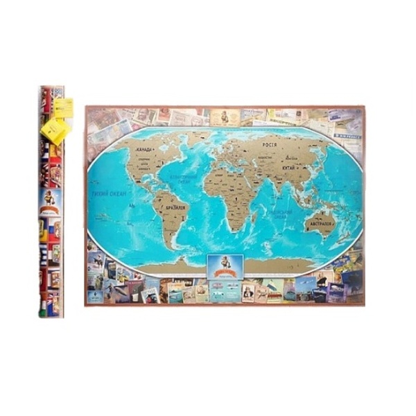 Скретч карта My gift My Map Vintage edition ENG 400грн.