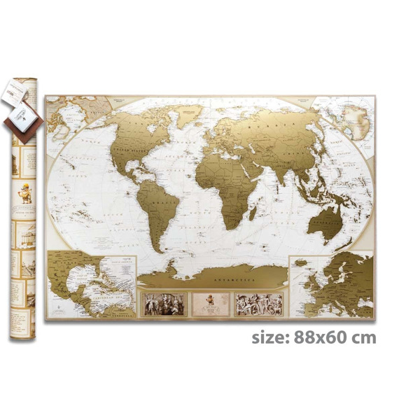 Скретч карта My gift My Map Antique еdition ENG 650грн.
