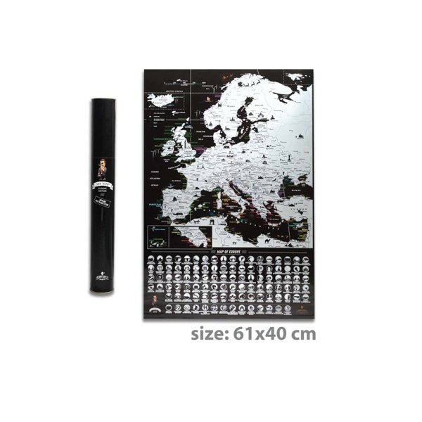 Скретч карта My gift My Map Europe Edition ENG 500грн.