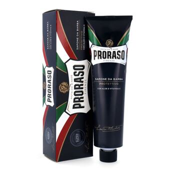 Крем для гоління Proraso Blue Moisturising Shaving Cream з алоє вера 150 мл