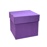 Коробка 190*190*170мм (повна заливка) фіолетова