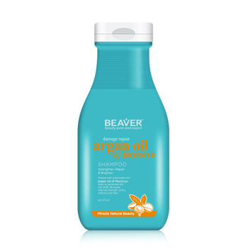 Відновлюючий шампунь для пошкодженого волосся з аргановою олією Beaver Professional Damage Repair Argan Oil 60мл