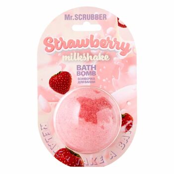 Бомбочка для ванни Mr.SCRUBBER Strawberry Milkshake 200г