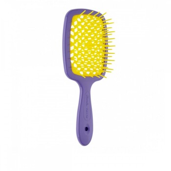 Щітка Janeke Superbrush Фіолетова, жовта серединка