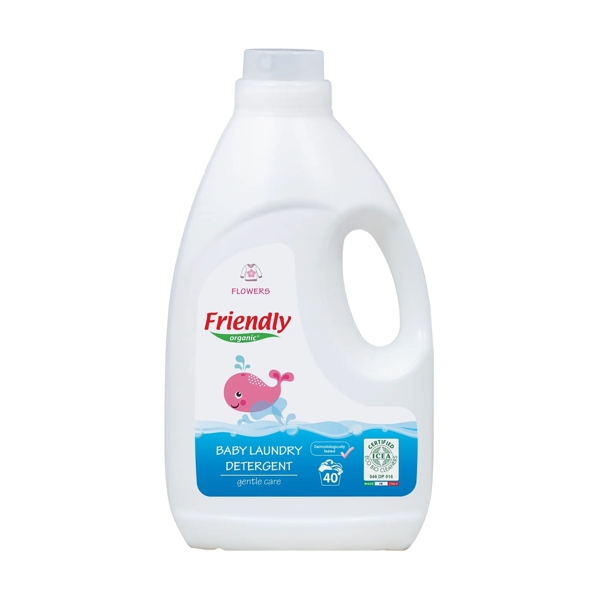 Органічний гель для прання дитячої білизни Квіти Friendly Organic 2 л