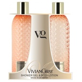 Набір Vivian Gray Гель для душу та Лосьйон для тіла  Neroli Amber 2*300 мл