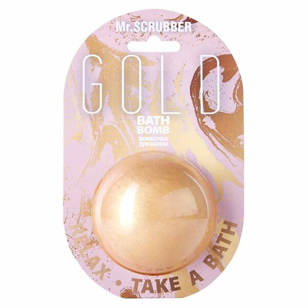 Бомбочка для ванни Mr.Scrubber Gold 200 г 159грн.