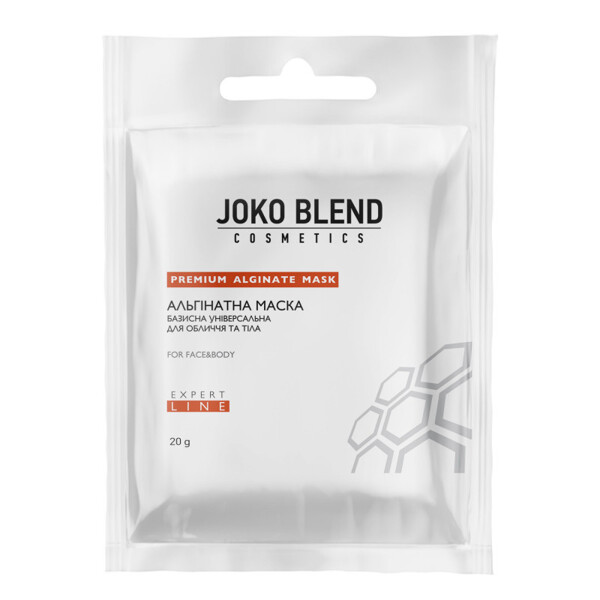 Альгінатна маска базисна універсальна для обличчя і тіла Joko Blend 20 г 68грн.