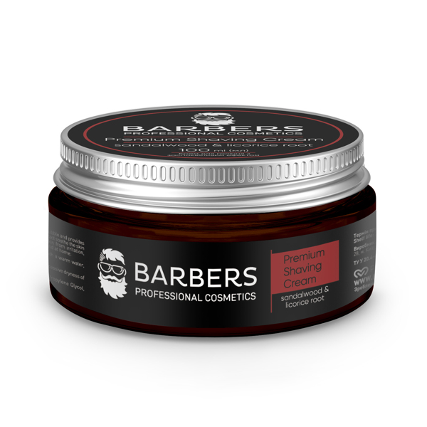 Крем для гоління з заспокійливим ефектом Barbers Sandalwood-Licorice Root 100 мл 278грн.